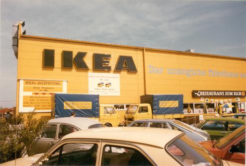 Mit dem Einrichtungshaus in Mnchen-Eching begann 1974 die Geschichte von Ikea Deutschland. (Bild: Ikea Deutschland)