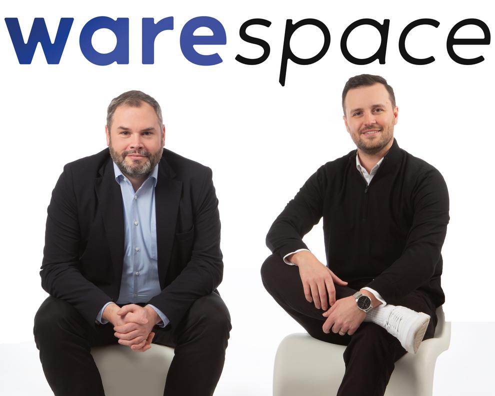 Sebastian Richter (links) und Jonas Tritschallek (rechts), die beiden Grnder und Geschftsfhrer von Warespace, (Warespace)
