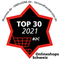 Top 30 B2C Onlinesshops Schweiz 2021