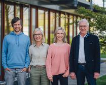v.l.n.r.: Sohn Jan Weischer, Gabriele Weischer, Tochter Anna Weber, Wilhelm Weischer, Geschäftsführung, Baby-One Online GmbH. (Bild: BabyOne)