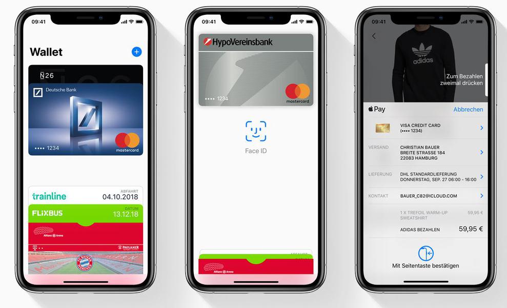 Apple Pay startete im Dezember 2018. (Bild: Apple.de)