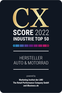 Das Siegel CX-Score in Gold geht an BMW, Mercedes und Mini (Bild: HighText Verlag)