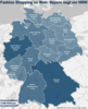 Preview von Geografische Verteilung der Mode-Onlineshopper in Deutschland 2018